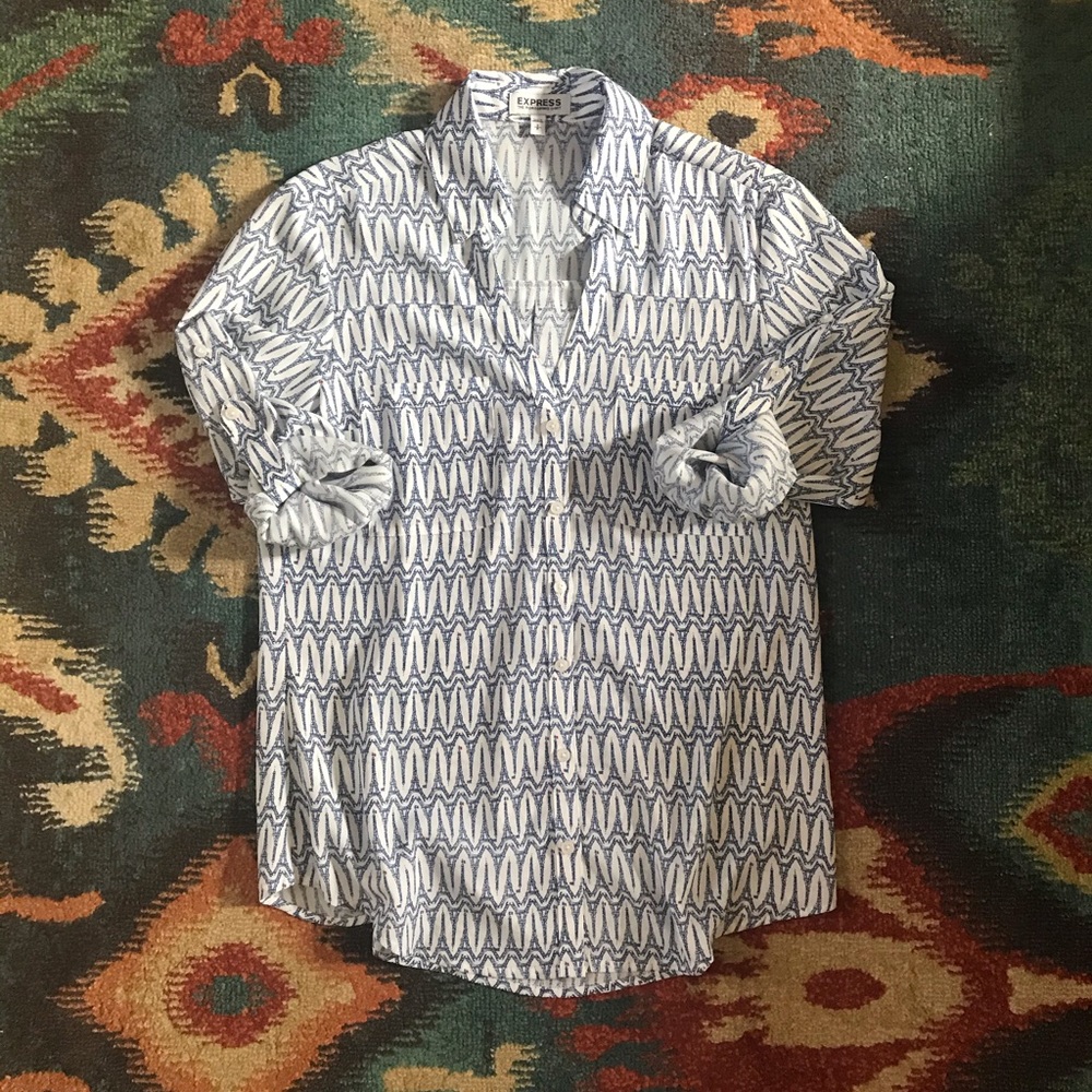 Express “The Portofino” Shirt, Eiffel Towers